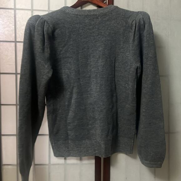 REVOLVE L’ACADEMIE THE ASHLEY SWEATER IN GREY SIZE M - Picture 3 of 7